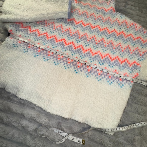 Anthropologie Pilcro Sweater Womens 10 Selene Fair Isle Nordic Stretch Boxy Fit - Picture 6 of 10